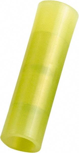 Value Collection - 12 to 10 AWG Compatible, Nylon Insulation, Crimp-On Butt Splice Terminal - Yellow - Makers Industrial Supply