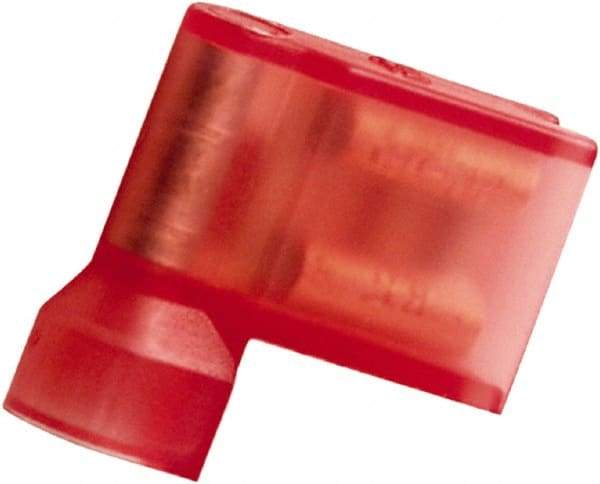 Value Collection - 22 to 18 AWG, Nylon, Partially Insulated, Female Wire Disconnect - 1/4" Wide Tab, Red, cUL Listed, RoHS Compliant, UL Listed - Makers Industrial Supply