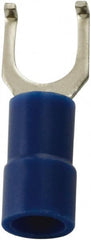 Value Collection - #10 Stud, 16 to 14 AWG Compatible, Partially Insulated, Flanged Fork Terminal - Makers Industrial Supply