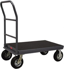 Jamco - 1,200 Lb Capacity Platform Truck - Steel Deck, 48" OAW, 12" Platform Height - Makers Industrial Supply