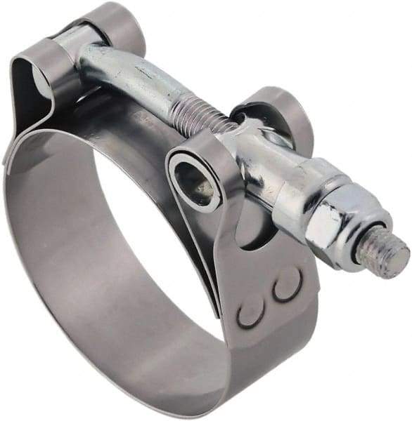 IDEAL TRIDON - 6-3/4 to 7.06" Hose, 3/4" Wide, T-Bolt Hose Clamp - 6-3/4 to 7.06" Diam, Stainless Steel - Makers Industrial Supply