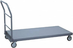 Jamco - 1,200 Lb Capacity Steel Platform Truck - 24" OAW, Hard Rubber Casters - Makers Industrial Supply