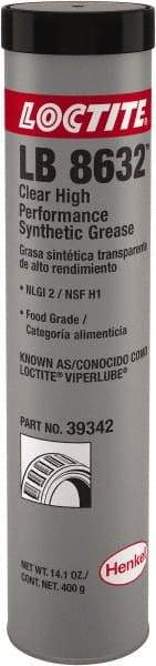 Loctite - 400 mL Cartridge Synthetic High Temperature Grease - Food Grade, 500°F Max Temp, - Makers Industrial Supply