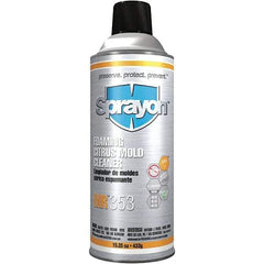 Sprayon - 15.25 Ounce Aerosol Can, White, Mold Cleaner - d-Limonene Composition - Makers Industrial Supply