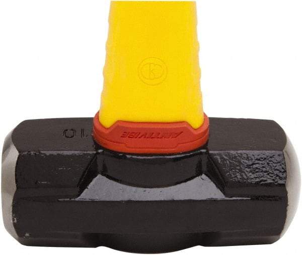 Stanley - 10 Lb Head, 35-1/4" Long Sledge Hammer - Steel Head, 40" Fiberglass Handle - Makers Industrial Supply