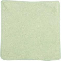 Rubbermaid - Dry Microfiber Wipes - 12" x 12" Sheet Size, Green - Makers Industrial Supply