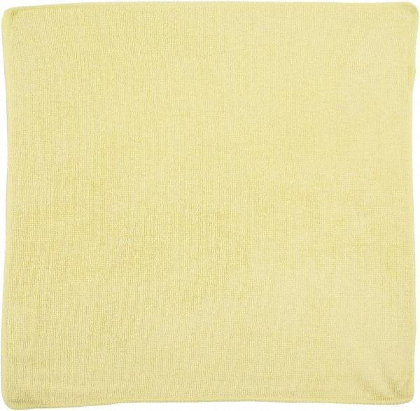 Rubbermaid - Dry Microfiber Wipes - 16" x 16" Sheet Size, Yellow - Makers Industrial Supply