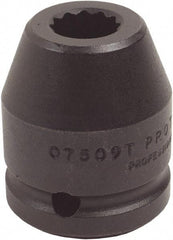 Proto - 3/4" Drive 25mm Standard Impact Socket - 12 Points, 2" OAL - Makers Industrial Supply