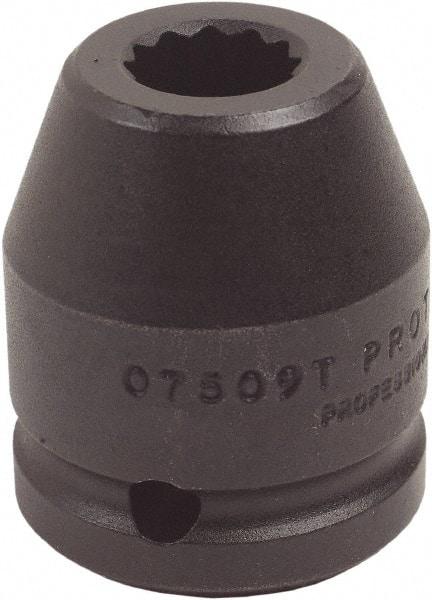 Proto - 3/4" Drive 33mm Standard Impact Socket - 12 Points, 2-1/8" OAL - Makers Industrial Supply