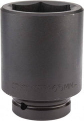 Proto - 1" Drive 65mm Deep Impact Socket - 6 Points, 4-7/8" OAL - Makers Industrial Supply