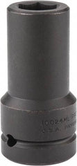 Proto - 1" Drive 24mm Deep Impact Socket - 6 Points, 4" OAL - Makers Industrial Supply