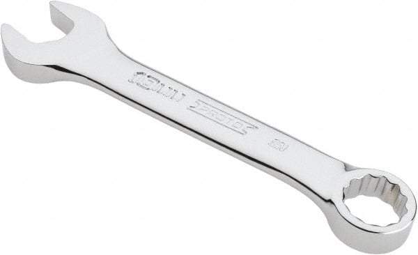 Proto - 10mm 12 Point Offset Combination Wrench - 15° Offset Angle, 3-3/4" OAL, Steel, Chrome Finish - Makers Industrial Supply