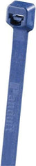 Panduit - 7.3" Long Blue Polypropylene Standard Cable Tie - 30 Lb Tensile Strength, 1.3mm Thick, 47mm Max Bundle Diam - Makers Industrial Supply