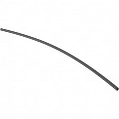 Value Collection - 6" Long Heat Shrink Electrical Tubing - Black - Makers Industrial Supply