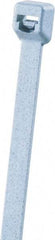 Panduit - 3.9" Long Blue Nylon Standard Cable Tie - 18 Lb Tensile Strength, 1.1mm Thick, 22mm Max Bundle Diam - Makers Industrial Supply