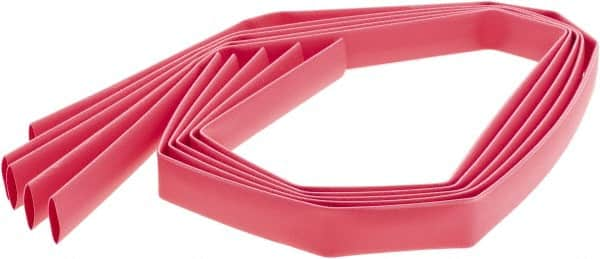 Value Collection - 24" Long Heat Shrink Electrical Tubing - Red - Makers Industrial Supply