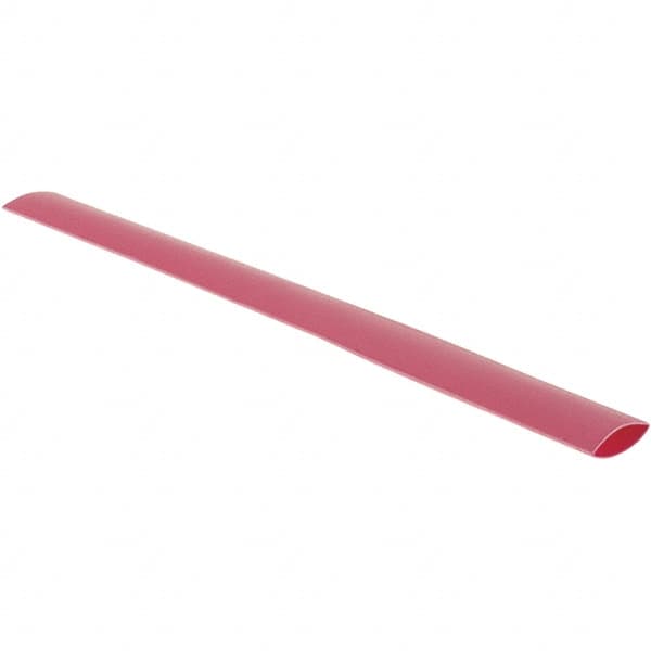 Value Collection - 6" Long Heat Shrink Electrical Tubing - Red - Makers Industrial Supply