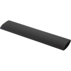 Value Collection - 6" Long Heat Shrink Electrical Tubing - Black - Makers Industrial Supply