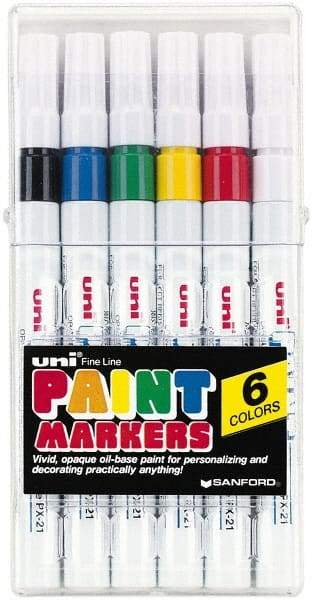 Sharpie - Black, Blue, Green, Red, White, Yellow Paint Marker - Line Tip, Oil Based - Makers Industrial Supply