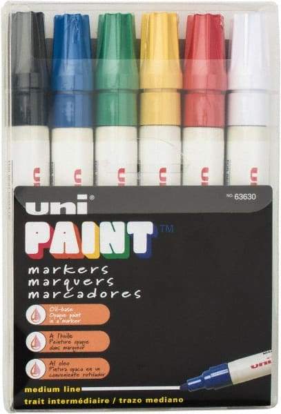 Sharpie - Black, Blue, Green, Red, White, Yellow Paint Marker - Bullet Tip, Oil Based - Makers Industrial Supply