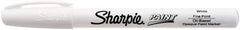 Sharpie - White Paint Marker - Felt Fine Tip, Oil Base Ink - Makers Industrial Supply