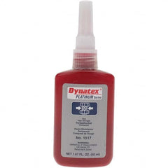 Made in USA - 50 mL Bottle, Red, High Strength Liquid Threadlocker - Makers Industrial Supply