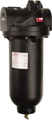 ARO/Ingersoll-Rand - 3" Port Coalescing Filter - Metal Bowl, Manual Drain, 300 Max psi, 0.01 Micron Rating, 8.94" Long x 8.88" Wide x 29.44" High - Makers Industrial Supply