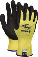 MCR Safety - Size S (7), ANSI Cut Lvl 2, Puncture Lvl 3, Abrasion Lvl 4, Nitrile Coated Kevlar Cut Resistant Gloves - Makers Industrial Supply