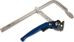 Wilton - 4" Deep Throat, 8" Max Capacity, Standard Sliding Arm Clamp - 770 Lb Clamping Pressure - Makers Industrial Supply