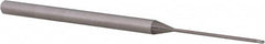 Accupro - 1/32" Diam, 0.046" LOC, 3 Flute Solid Carbide Ball End Mill - Uncoated, Single End, 2-1/2" OAL, 1/8" Shank Diam, Spiral Flute - Makers Industrial Supply