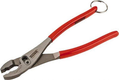 Proto - 10" OAL, 2-11/64" Jaw Length, 1-13/32" Jaw Width, Tethered, Slip Joint Pliers - 2 Positions, Slip Joint Head, Slip Joint Plier Tool - Makers Industrial Supply