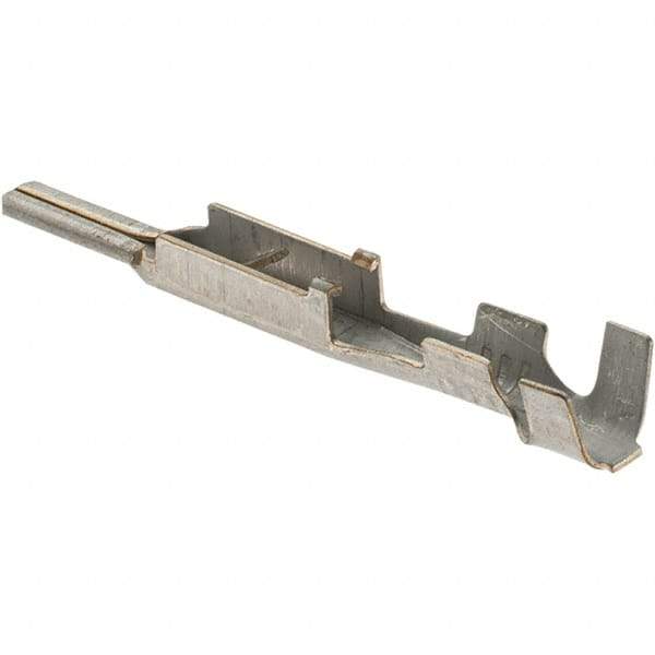 Import - 2.8mm Wide, Noninsulated Male Tab Terminal - Crimp Connection, 16 to 14 AWG Compatible - Makers Industrial Supply