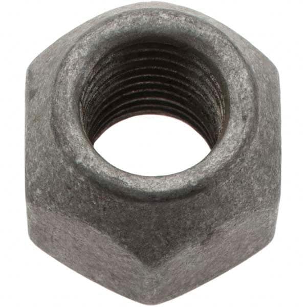 Value Collection - M12-1.5 Zinc Finish Open Wheel Nut - 21mm Hex, 18mm Overall Length, 60° Seat Angle - Makers Industrial Supply