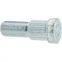 Value Collection - 1/2-20 Wheel Hub Bolt Wheel Stud - 0.62" Knurl, 1-5/8" OAL, 19/32" Shoulder Length - Makers Industrial Supply