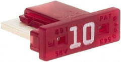 Littelfuse - 10 Amp, Automotive Fuse - 0.429" Long, Red, Littlefuse LMIN010 - Makers Industrial Supply