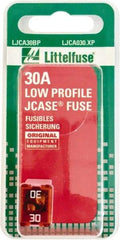 Littelfuse - 30 Amp, 58 VDC, Automotive Fuse - Pink, Littlefuse 895030 - Makers Industrial Supply