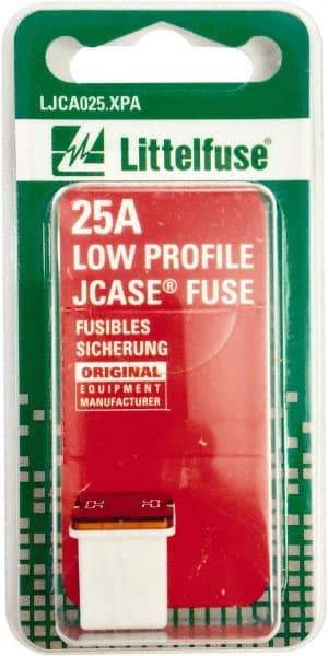 Littelfuse - 25 Amp, 58 VDC, Automotive Fuse - White, Littlefuse 895025 - Makers Industrial Supply