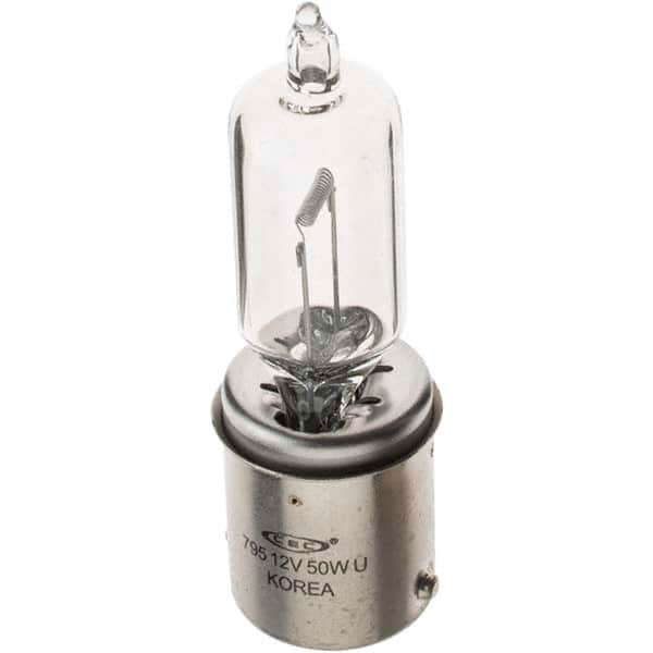 Import - 12.8 Volt, Halogen Miniature & Specialty T6 Lamp - Bayonet Base - Makers Industrial Supply