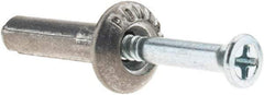 Powers Fasteners - 1/4" Diam, 1/4" Drill, 1" OAL, Hammer Drive Concrete Anchor - Zamac Alloy, Zinc-Plated Finish, Mushroom Head - Makers Industrial Supply