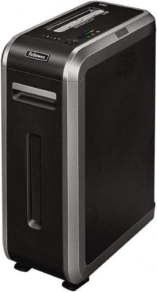 FELLOWES - 5/32 x 1-1/2" Strip, Manual 18 Sheet Cross Cut Paper Shredder - 21-1/8" Long x 11-1/4" Wide x 28" High, Level 4 Security, 14 Gal Wastebasket - Makers Industrial Supply