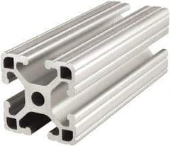 80/20 Inc. - 72 Inches Long x 1-1/2 Inches Wide x 1-1/2 Inches High, T Slotted Aluminum Extrusion - 0.8986 Square Inches, Clear Anodized Finish - Makers Industrial Supply