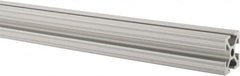 80/20 Inc. - 72 Inches Long x 1 Inch Wide x 1 Inch High, T Slotted Aluminum Extrusion - 0.4379 Square Inches, Clear Anodized Finish - Makers Industrial Supply