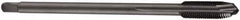 DORMER - M24x2.00 Metric Fine, 4 Flute, Oxide Finish, Cobalt Spiral Point Tap - Plug Chamfer, Right Hand Thread, 140mm OAL, 28mm Thread Length, 18mm Shank Diam, 6H Class of Fit, Series EP11 - Exact Industrial Supply