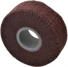 3M - 6" Diam Aluminum Oxide Finishing Flap Wheel - 2" Hole, 2" Wide, Density 5, Nonwoven, Fine Grade, 3,400 Max RPM - Makers Industrial Supply