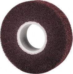 3M - 8" Diam Aluminum Oxide Finishing Flap Wheel - 3" Hole, 2" Wide, Density 5, Nonwoven, Medium Grade, 3,200 Max RPM - Makers Industrial Supply