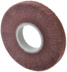 3M - 8" Diam Aluminum Oxide Finishing Flap Wheel - 3" Hole, 1" Wide, Density 7, Nonwoven, Fine Grade, 3,200 Max RPM - Makers Industrial Supply