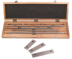 SPI - 8 Piece, 5 to 20", Grade 0, Steel Gage Block Set - Rectangular, 0.000007, 0.000008, 0.000009, 0.00001, 0.000012, 0.000014, 0.000016, 0.000018, 0.00002, 0.000024, 0.000028, 0.000036, 0.00004" Tolerance - Makers Industrial Supply