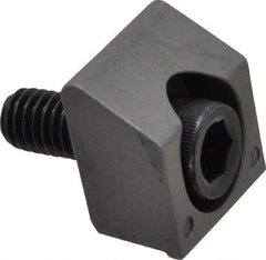 Mitee-Bite - 3/8-16 Screw Thread, 1" Wide x 1/4" High, Smooth Steel Standard Style Screw Mount Toe Clamp - 6,000 Lb Holding Force, 360" Lb Torque, 30 Lb Ft Torque, 23/32" Long Extension, 0.05" Throw, 4 Clamps in Package - Makers Industrial Supply