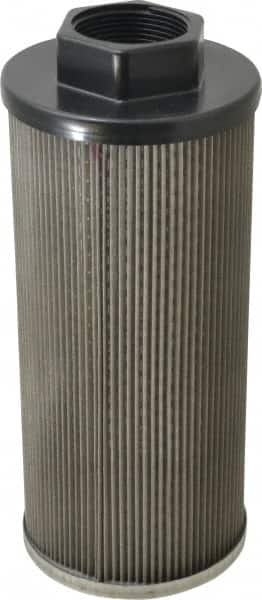 Flow Ezy Filters - 100 Mesh, 189 LPM, 50 GPM, 4.2" Diam, Female Suction Strainer without Bypass - 1-1/2 Port NPT, 9.8" Long - Makers Industrial Supply