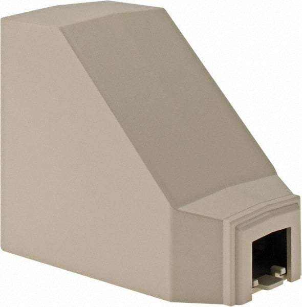 Hubbell Wiring Device-Kellems - 3.9 Inch Long x 2.29 Inch Wide x 3.31 Inch High, Raceway Fitting - White, For Use with Nonmetallic PlugTrak Raceways, PL1 LANTrak and PP1 PremiseTrak Latching Raceways - Makers Industrial Supply